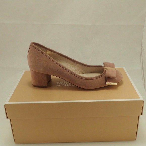 Michael Kors Kiera Bow Mid Pump Shoes 8.5 NEW IN BOX - Picture 3 of 6